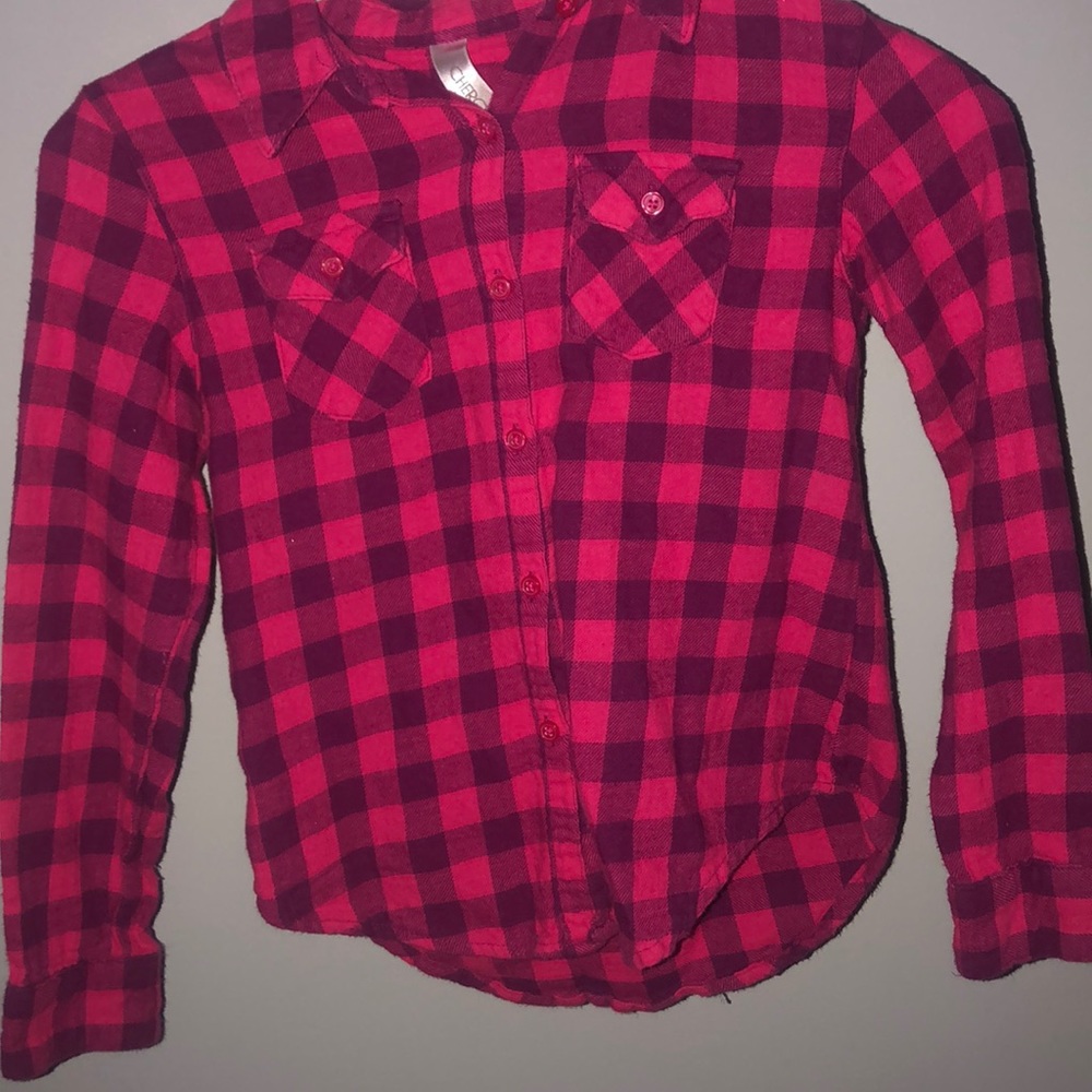 Pink and purple plaid